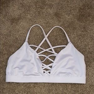 White bralette
